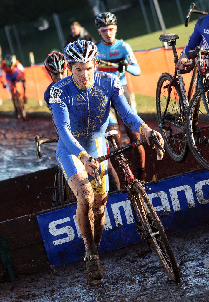 Emilien Viennet would take second in Roubaix. ? Bart Hazen