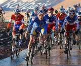 The juniors take to the course in Roubaix. ? Bart Hazen