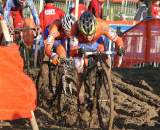 Michiel Van der Heijden powers through the mud. ? Bart Hazen