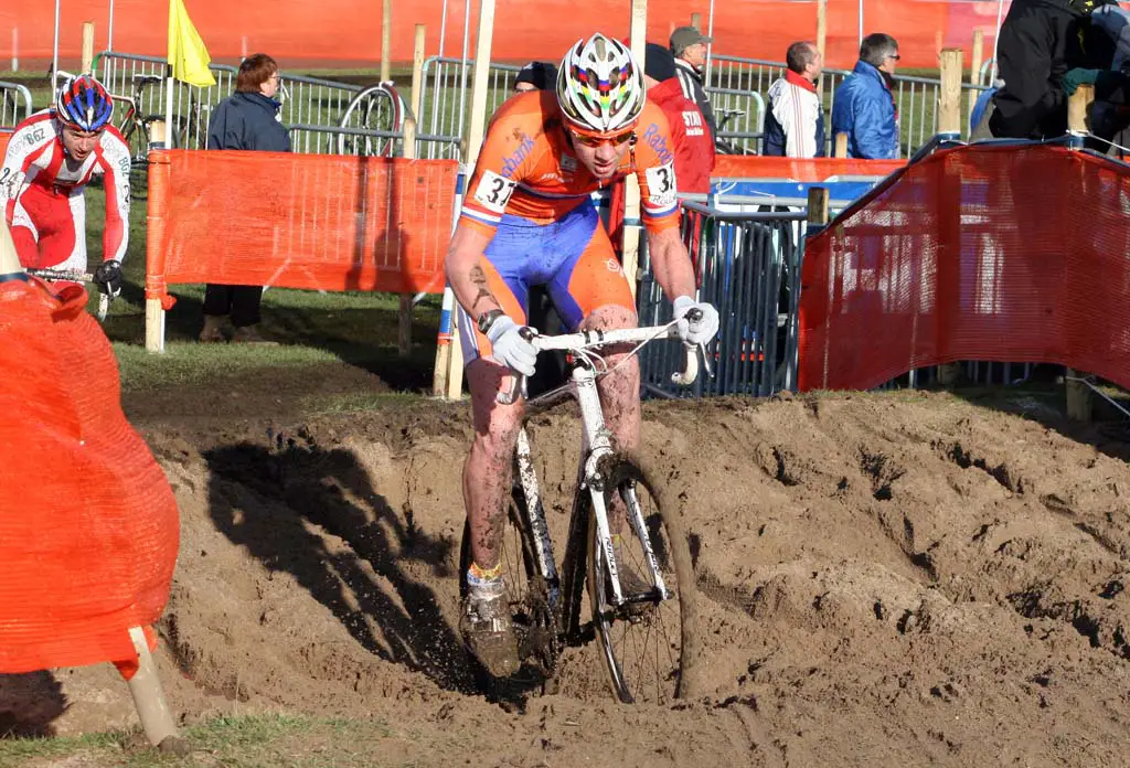 Tijmen Eising finished third in Roubaix.  ? Bart Hazen