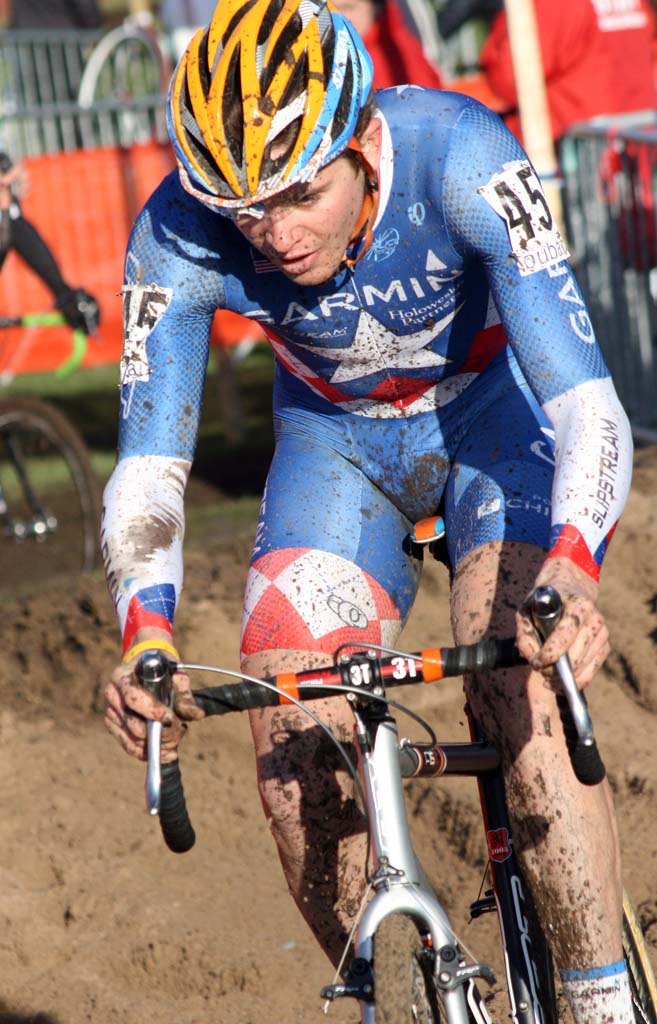 Danny Summerhill sporting his U23 Nationals Champs jersey in Roubaix. ? Bart Hazen