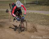 The sand pit claims another rider.  ? Lenny Maiorani