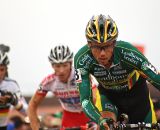 Sven Nys leads Klaas Vantornout and Philipp Walsleben in the sand © Dan Seaton