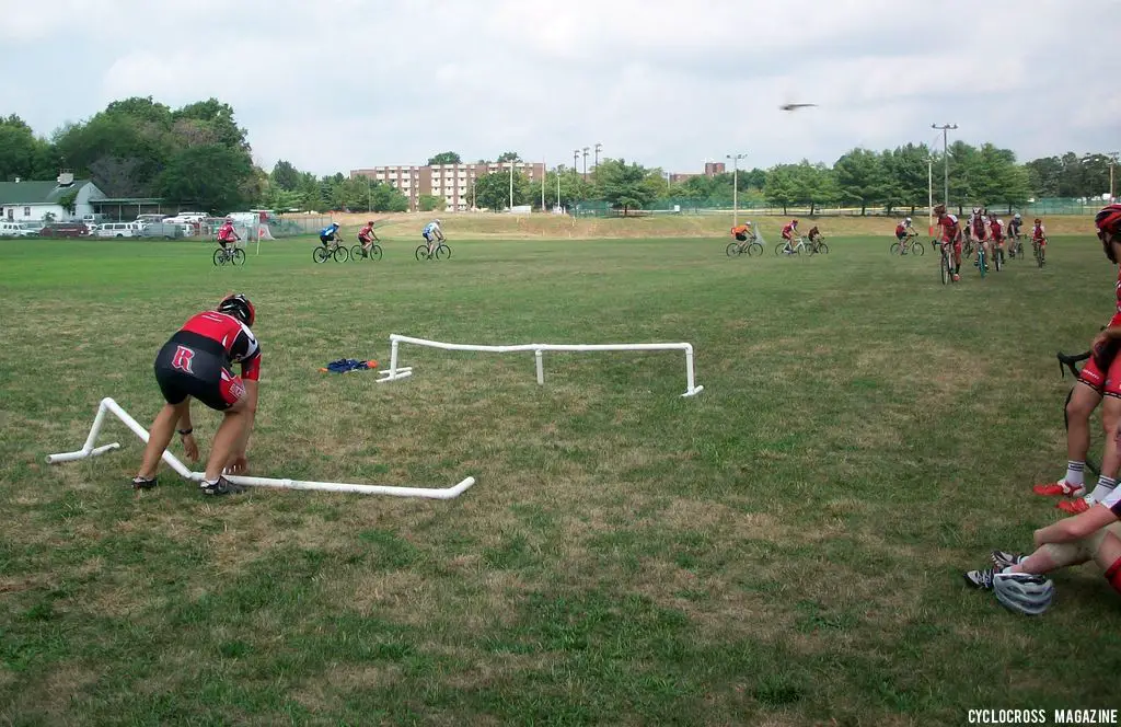 Setting up PVC barriers is a breeze, but they get knocked down an awful lot.© Molly Hurford 