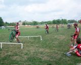 The riders circle around and around- practice makes perfect! © Molly Hurford 
