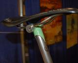 The Rosene frame is topped with a custom seatpost built using a lug/clamp setup from Engin Cycles ? Dave Lawson