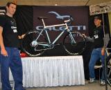 John Caletti of Santa Cruz based Caletti Cycles showed off this monster cross design ? Dave Lawson