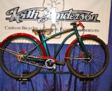 Okay, it?s not a ?cross bike but it was one of the most amazing pieces of art at the show. Custom paint specialist, Keith Anderson, built this 20? Cruiser with an amazing attention to detail and workmanship. ? Dave Lawson