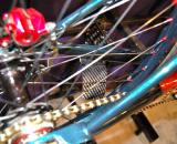 Anderson included a carbon fiber ?card? in the spokes ? and yes, carbon fiber does lead to a significant performance gain (in terms of noise generated) over a traditional paper-based card ? Dave Lawson