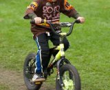 One of the younger members of the 2020 Cycles team pedals toward the finish © Karen Johanson