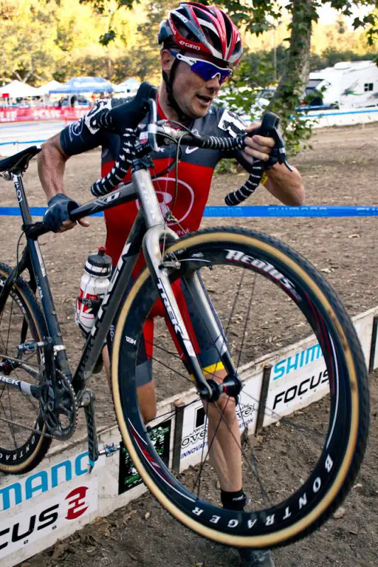 Roadie Chris Horner came back from an early crash to finish ninth. © M. Rock