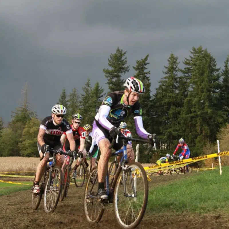 Looming rain clouds gave a great backdrop to these riders © Janet Hill