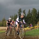 Looming rain clouds gave a great backdrop to these riders © Janet Hill