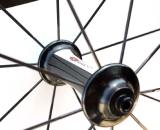 The EC90SL clincher wheelset's R4 hubs are the same ones featured on the tubular wheels and offer ceramic bearings. ? Cyclocross Magazine