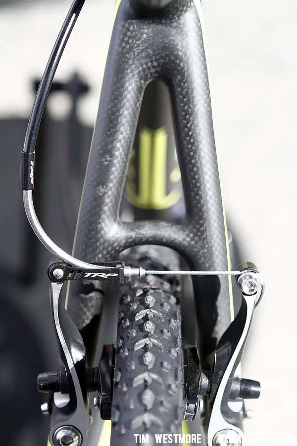 The seatstays on the Felt F2X. © Tim Westmore / cxmagazine.com