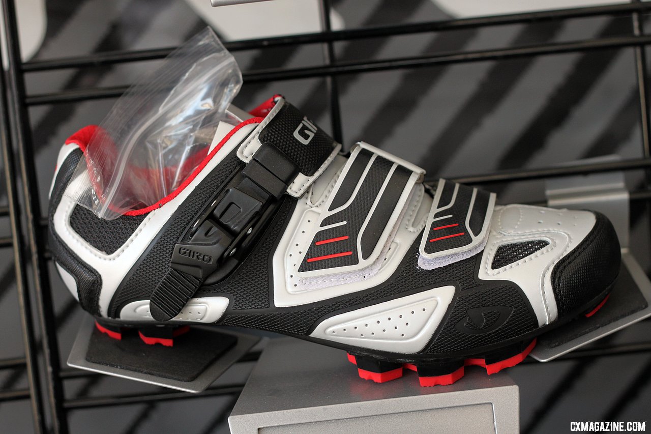 Giro\'s new top-of-the-line Code mountain bike and cyclocross shoe. Sea Otter Classic Expo 2011. © Cyclocross Magazine