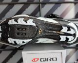 The Giro Sica's EC70 carbon sole also accepts toe spikes. Sea Otter Classic Expo 2011. © Cyclocross Magazine