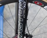 Easton's new EC90XD fork in balck. Sea Otter 2012. ©Cyclocross Magazine