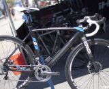 Raleigh expands its line up with a new Shimano Ultegra Di2 and CX75 disc brake equipped RXC Pro Disc for 2013. Sea Otter 2012. ©Cyclocross Magazine