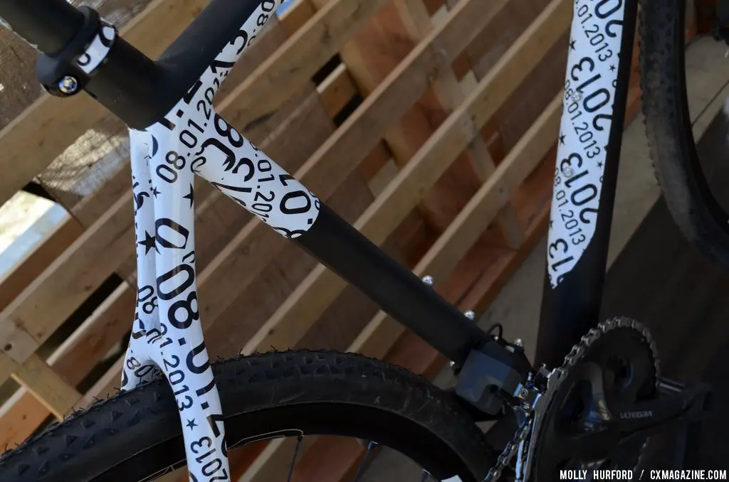 The paint scheme is still being determined for the carbon 2014 Marin Cortina. Sea Otter 2013 © Cyclocross Magazine