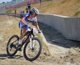 Vos attacks at Sea Otter short track race 2013. © Cyclocross Magazine