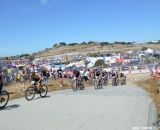 A lot of pavement made the race less technical at the Sea Otter short track race 2013. © Cyclocross Magazine