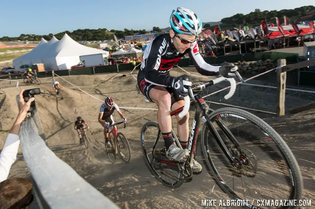 Justin Lindine during cyclocross at Sea Otter. © Mike Albright
