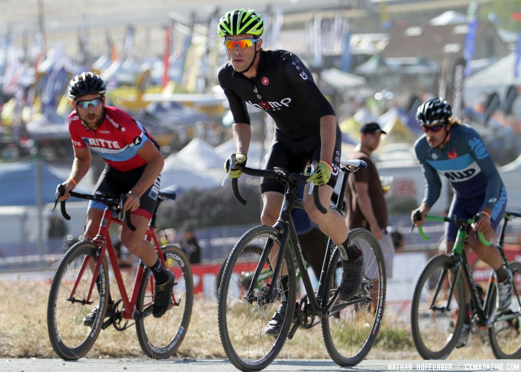 High intensity at the Raleigh cyclocross race at Sea Otter. © Cyclocross Magazine