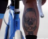 Berden's tattoo looked menacing at the Raleigh cyclocross race at Sea Otter. © Cyclocross Magazine