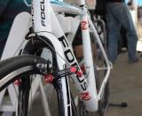 Focus Milram with low-profile Zipp clinchers and road tires ? Andrew Yee