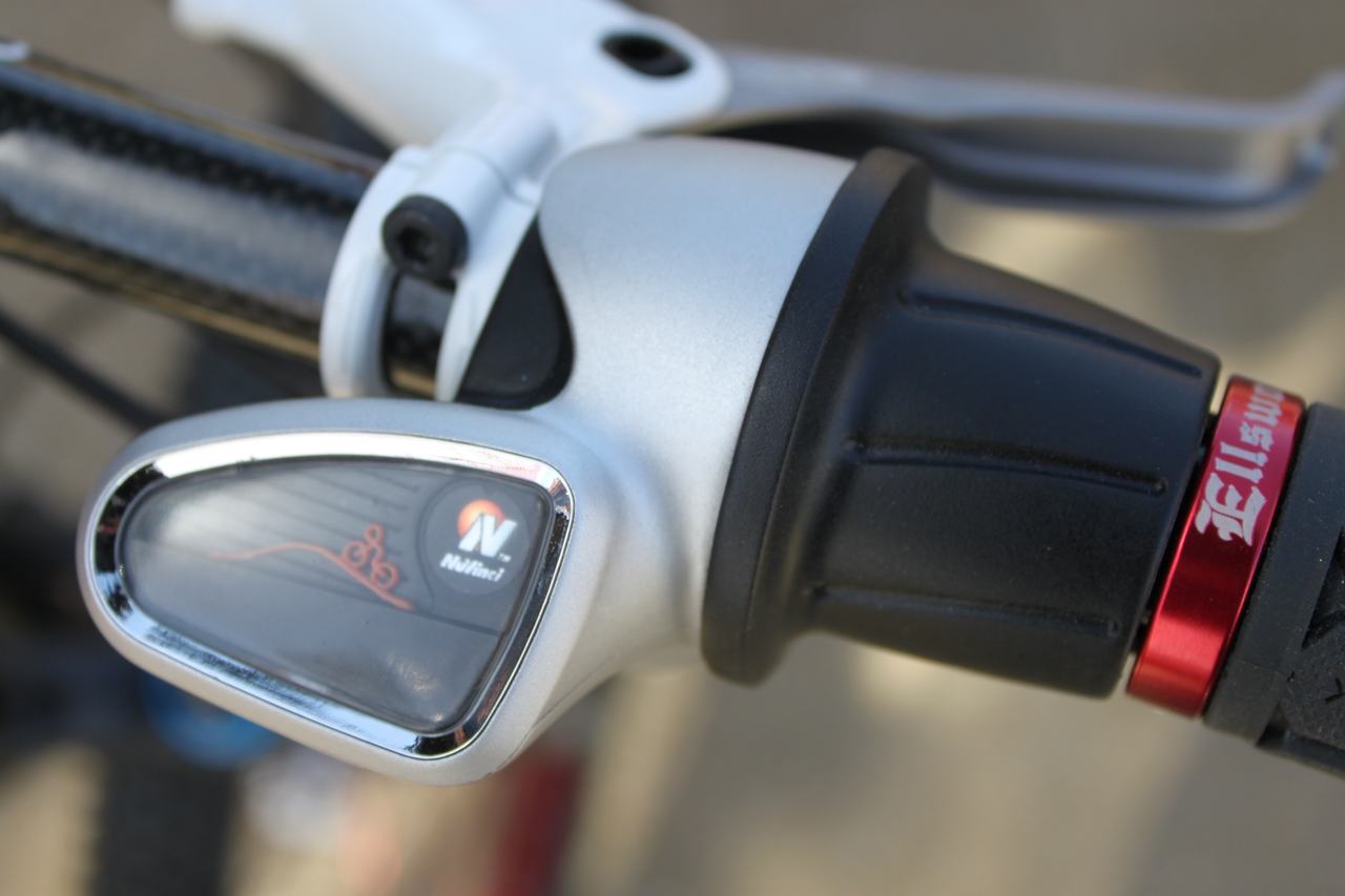The Nuvinci shifter is "continuously variable" - which means no gear numbers? Cyclocross Magazine