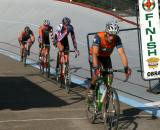 Babcock leads the Kona-FSA trio of Trebon, Wicks, Tonkin © David Roth