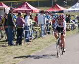 Kristi Berg (Redline) takes a commanding win at Seattle Cyclocross #1. by Kenton Berg