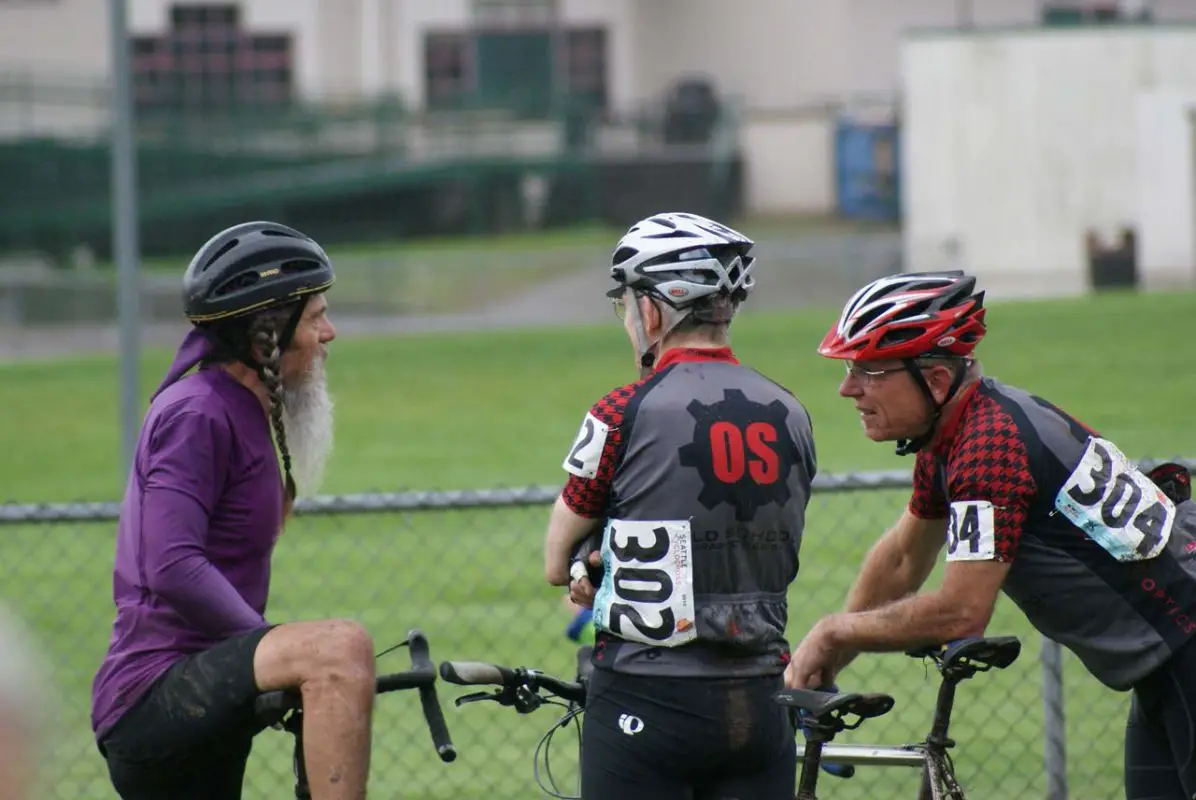 Post race discussions... © Kenton Berg