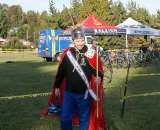 Mr. Cyclocross, Joe Martin, brought out his crown and big stick for the day.  ? Kenton Berg