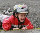 The mud left some of the younger juniors frazzled © Janet Hill 