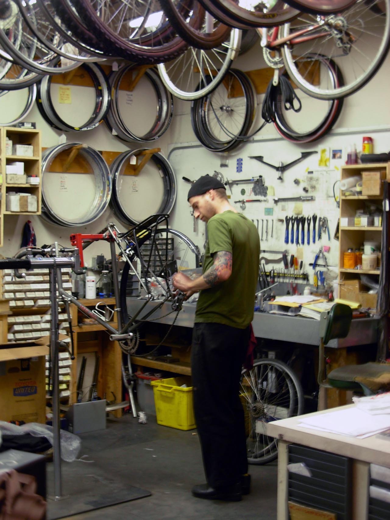 Mechanic wrenching on a commuter ? Josh Liberles