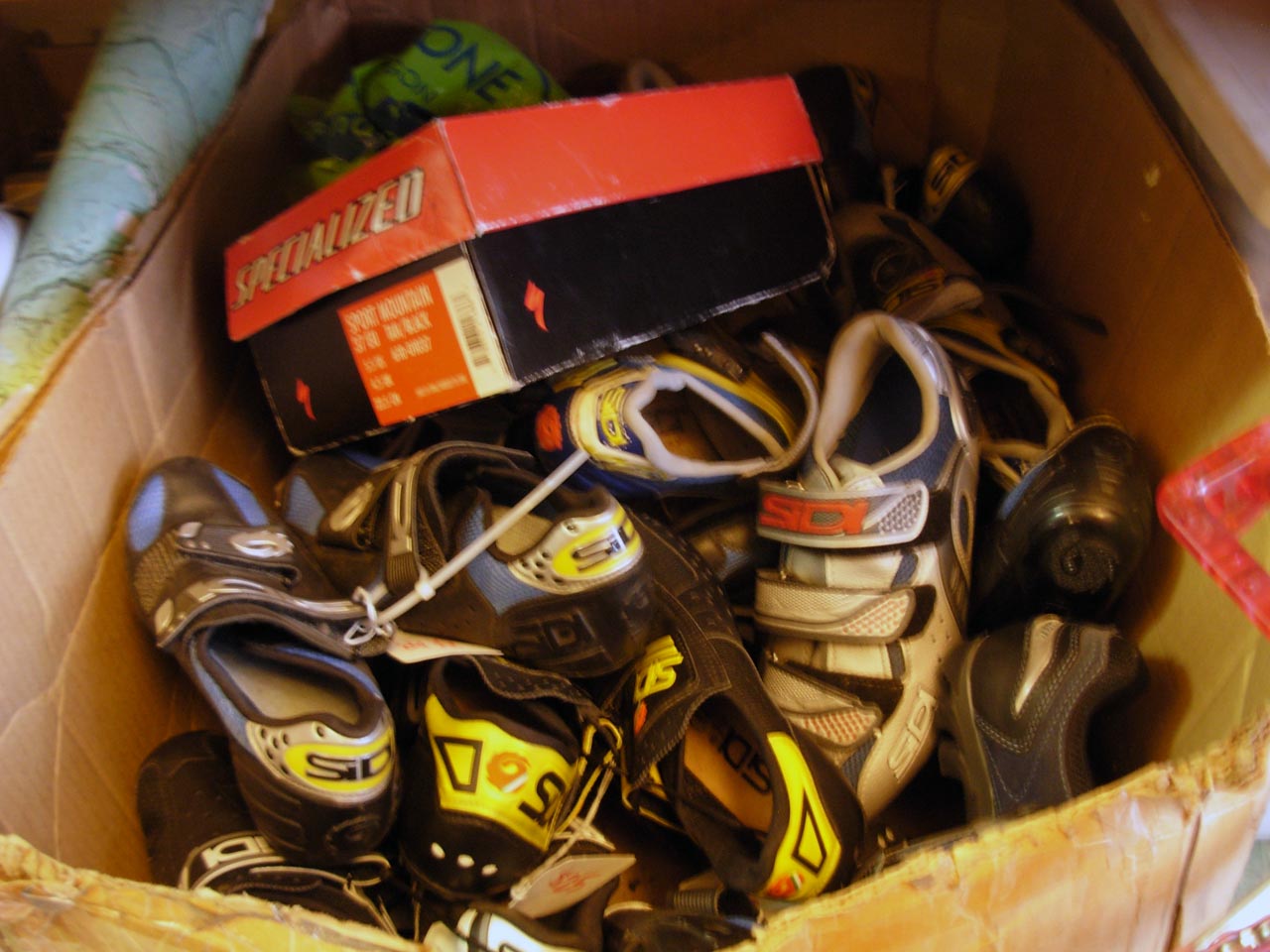 Box of gently loved shoes ? Josh Liberles