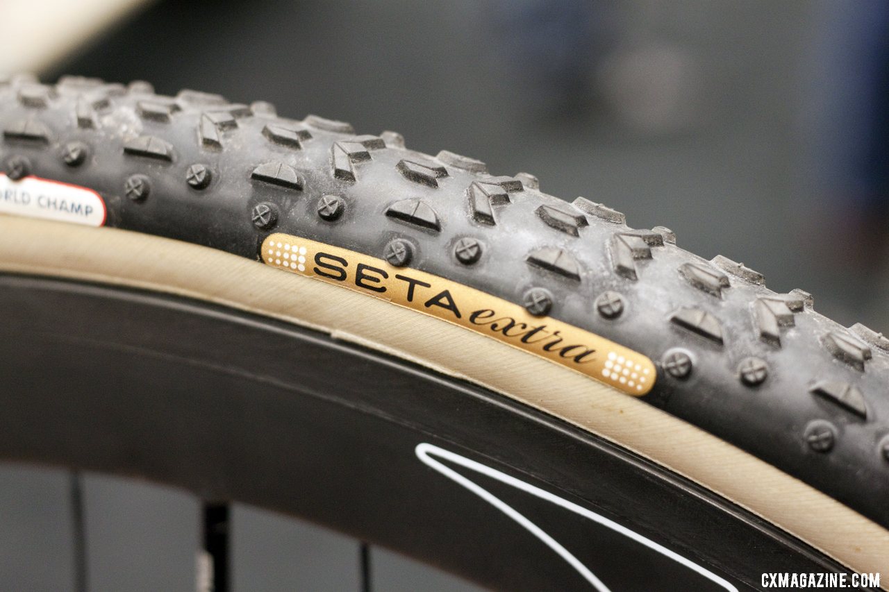 Challenge offers a little-known Seta silk-casing Grifo that is extra supple and pricey. ©Cyclocross Magazine