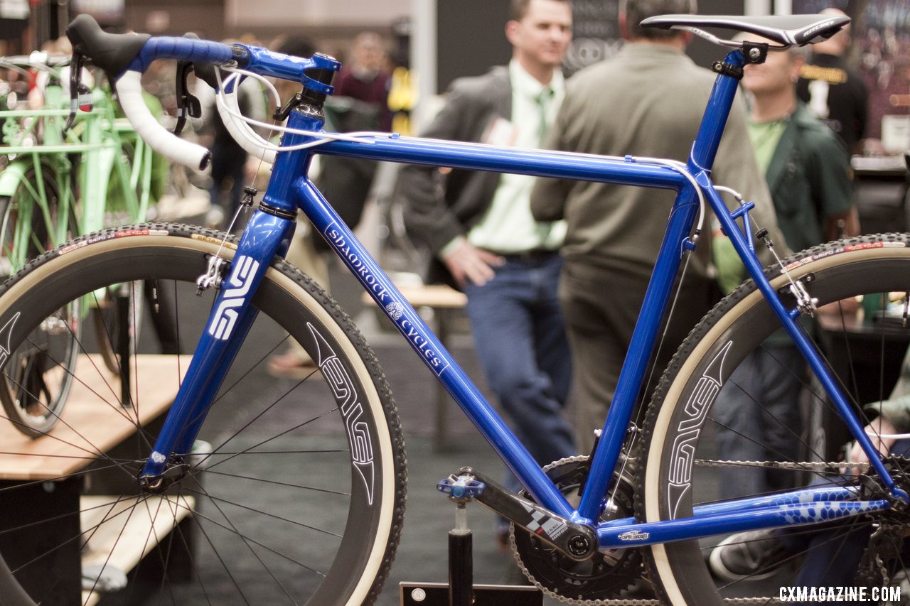 Shamrock Cycles are handmade with steel in Indianapolis, Indiana by Tim O\'Donnell. ©Cyclocross Magazine