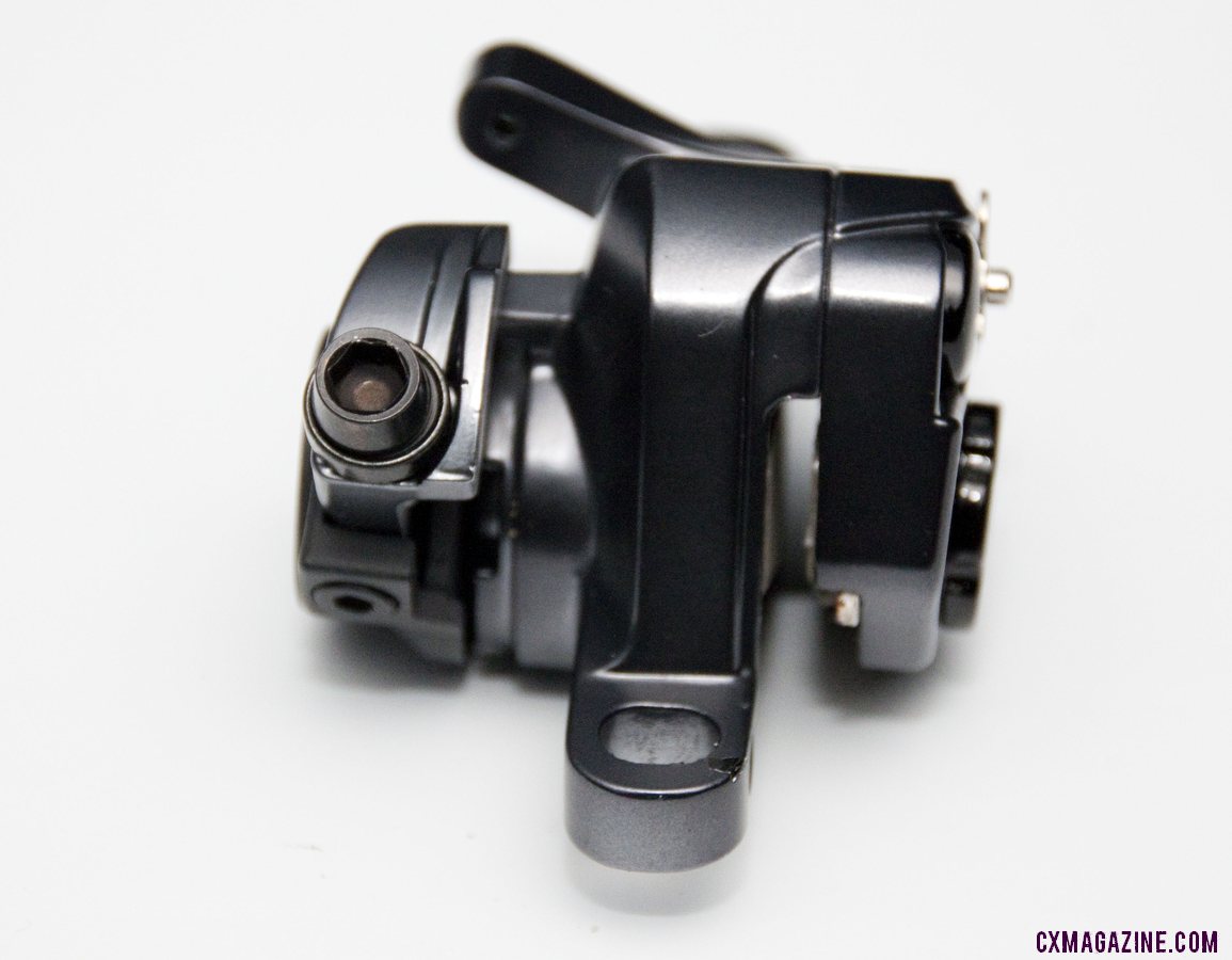 Shimano\'s new CX75 Cyclocross Mechanical Disc Brake Caliper should be ready for 2012. ©Cyclocross Magazine