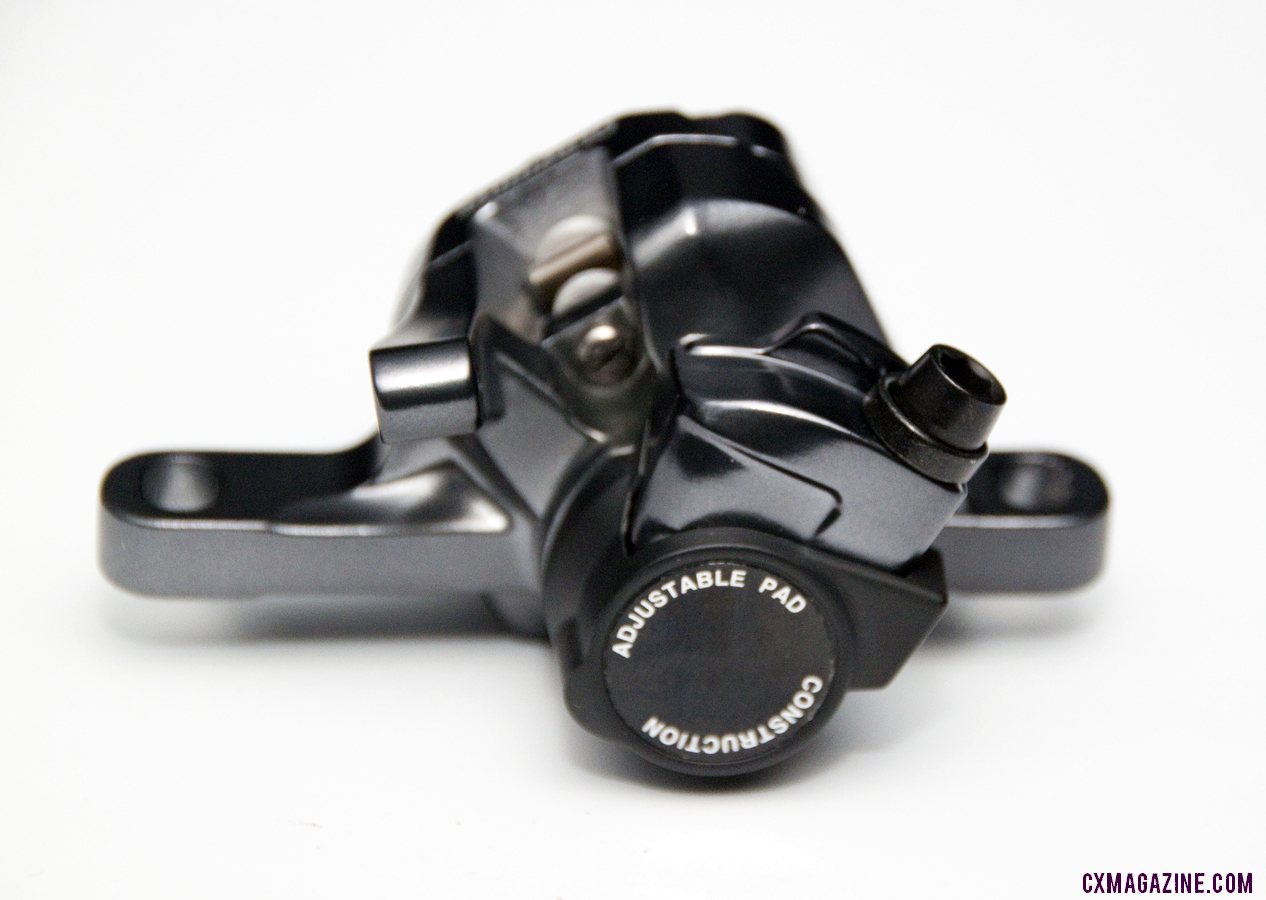 Shimano\'s new CX75 Cyclocross Mechanical Disc Brake Caliper should be ready for 2012. ©Cyclocross Magazine