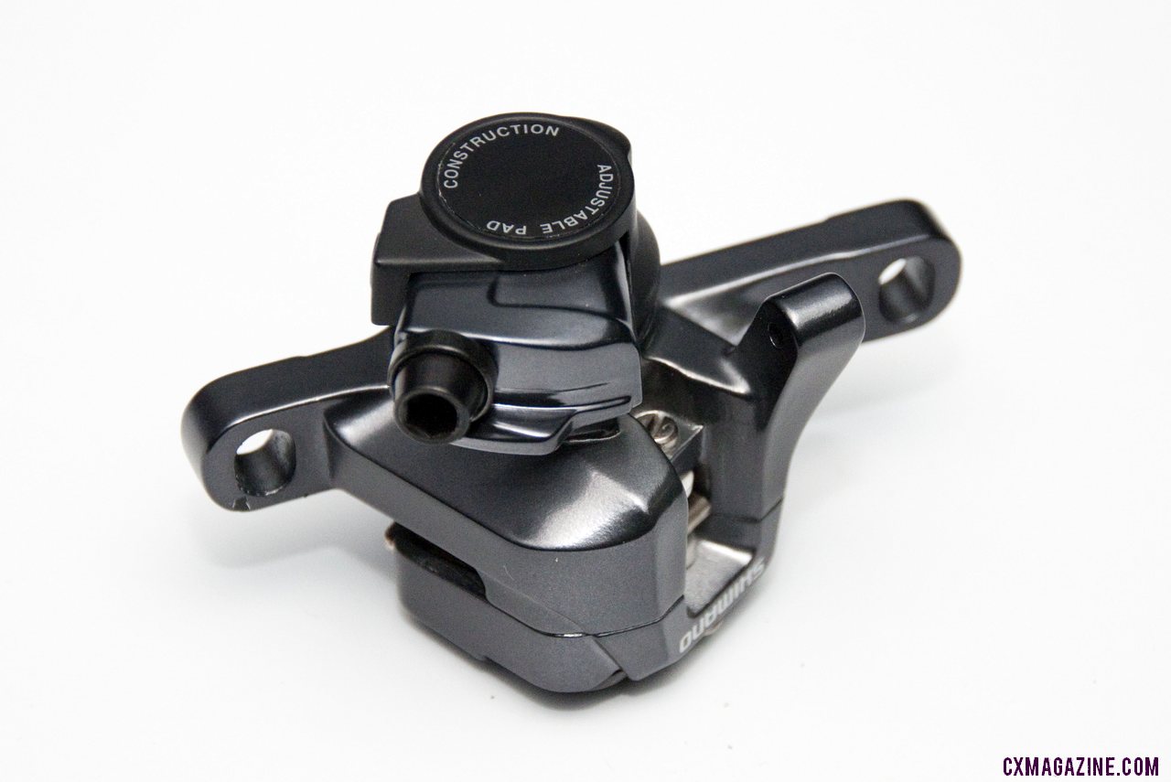 Shimano\'s new CX75 Cyclocross Mechanical Disc Brake Caliper should be ready for 2012. ©Cyclocross Magazine