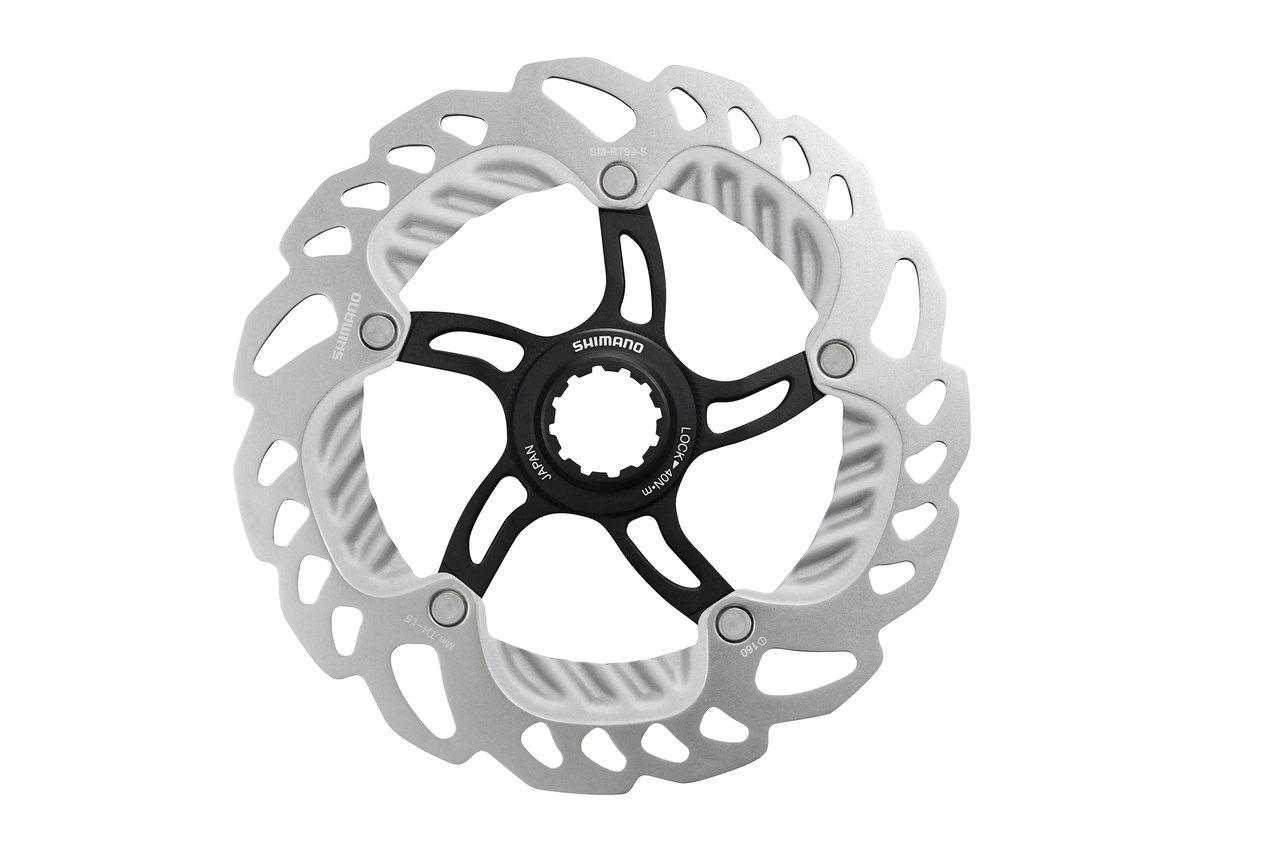 Ultegra RT99 Ice Tech rotors will be Shimano\'s first 140mm Ice Tech option. © Shimano