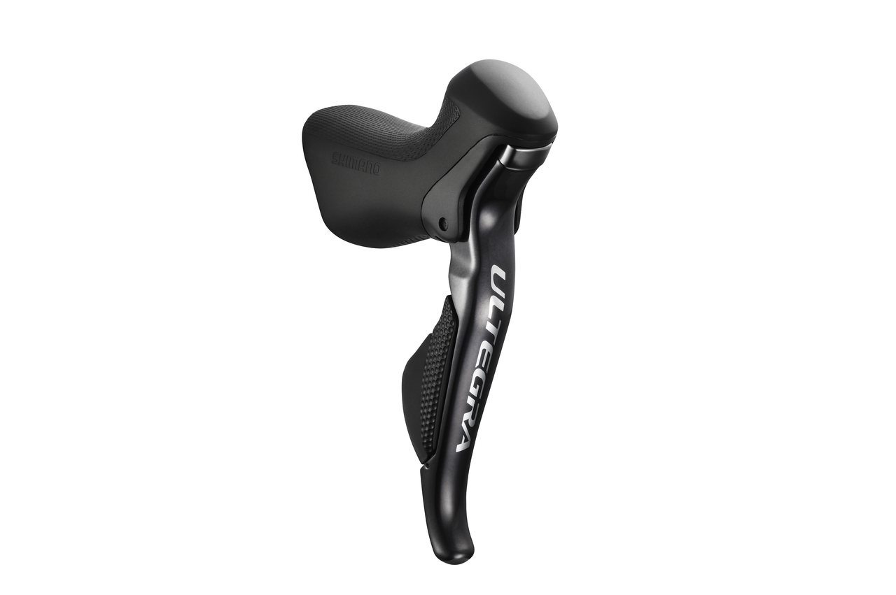 Ultegra 6870 Di2 11-speed STI lever for mechanical brakes. © Shimano