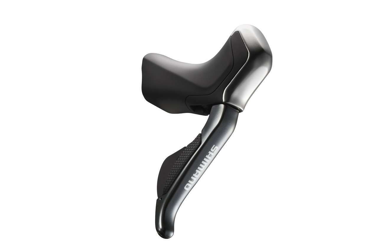 Ultegra 6870 Di2 11-speed hydraulic STI levers. © Shimano