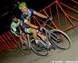 Ben Jacques-Maynes leading Scott Chapin - Bay Area Super Prestige Cyclocross - Sierra Point 2012. © Tim Westmore