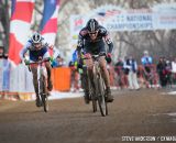 Brady Kappius outkicks Stelljes and Iaia for silver. © Steve Anderson