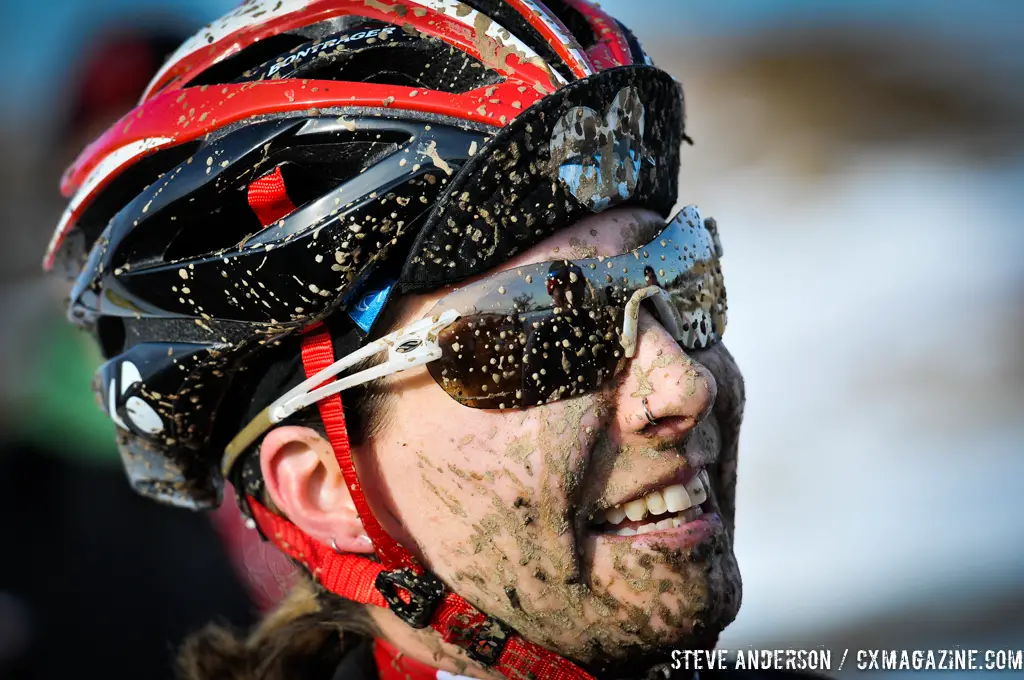 An elated post-race Mo Bruno-Roy. © Steve Anderson