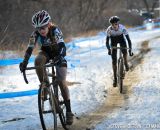 Ellen Noble and Ellen Sherill battled it out for much of the race. © Steve Anderson